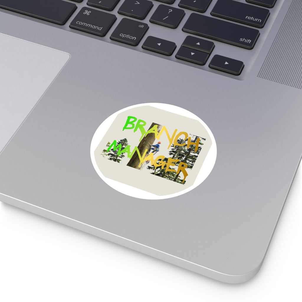 Branch Manager Round Stickers, Indoor\Outdoor