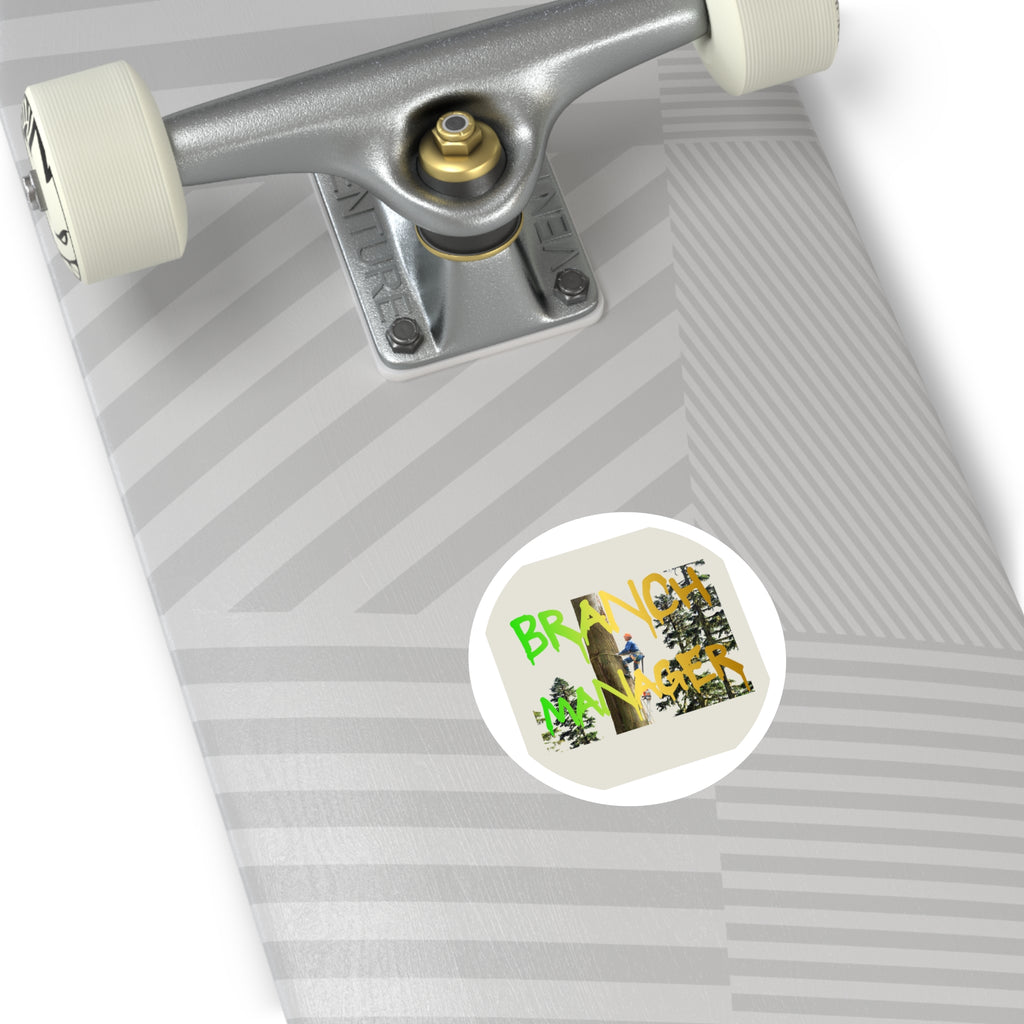 Branch Manager Round Stickers, Indoor\Outdoor