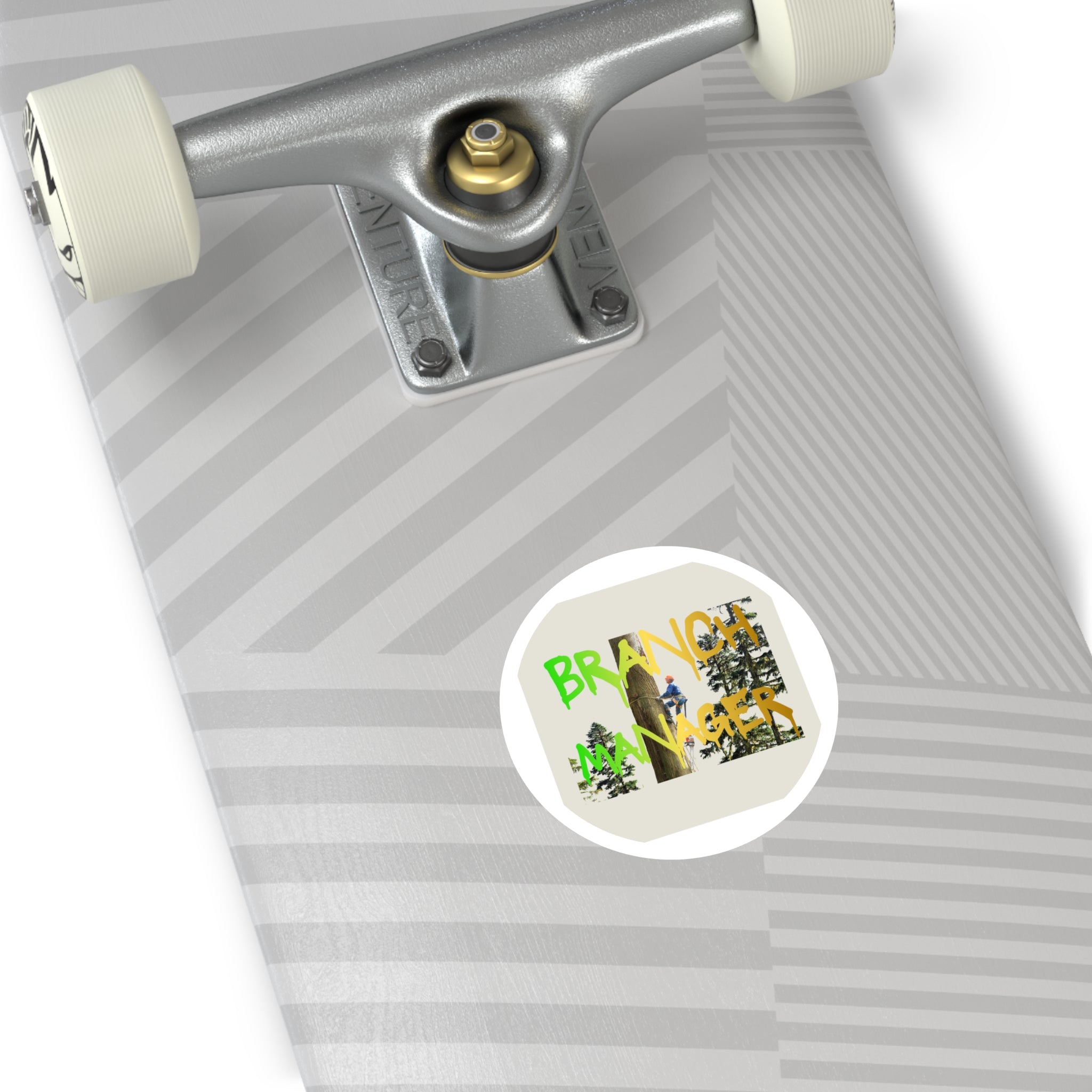 Branch Manager Round Stickers, Indoor\Outdoor