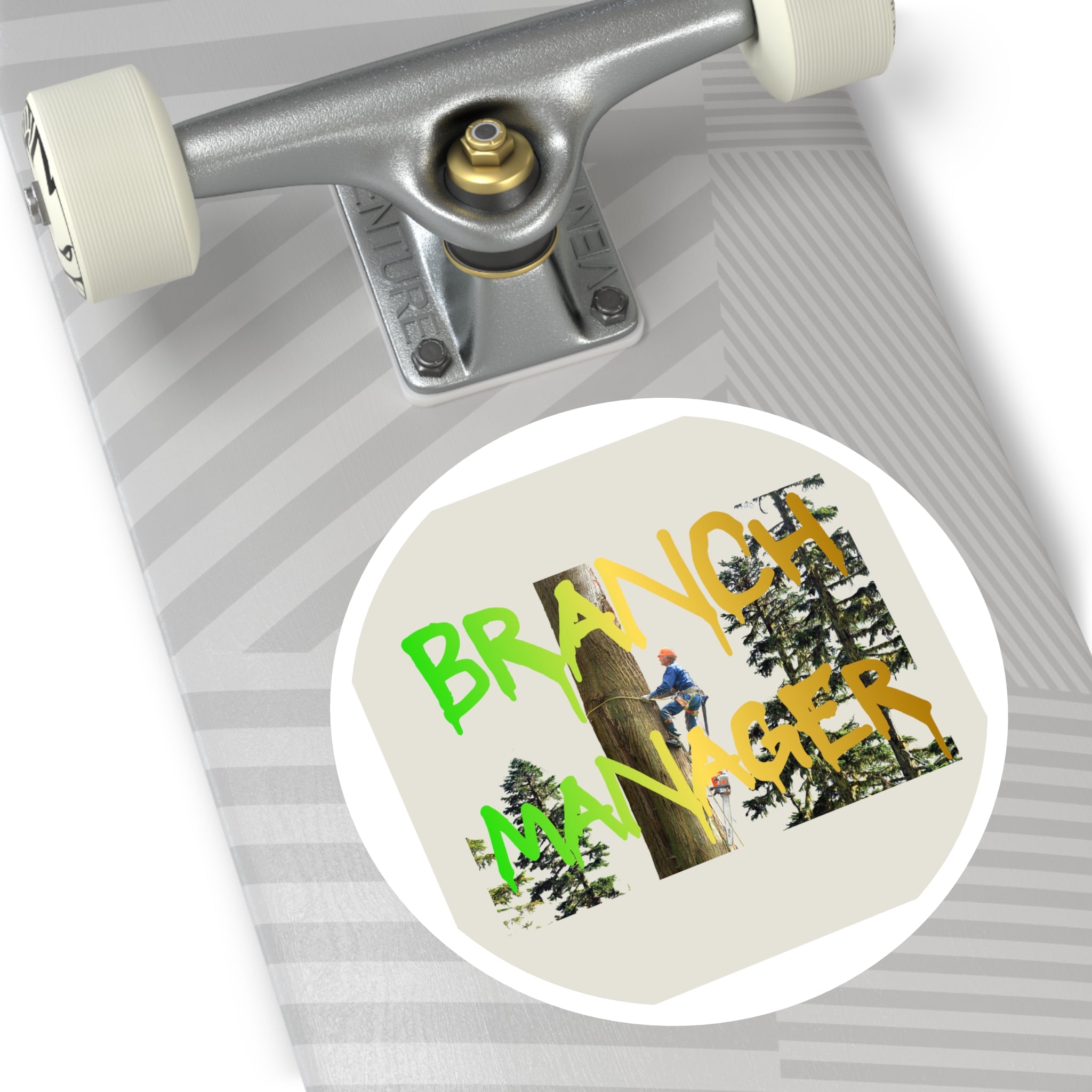 Branch Manager Round Stickers, Indoor\Outdoor