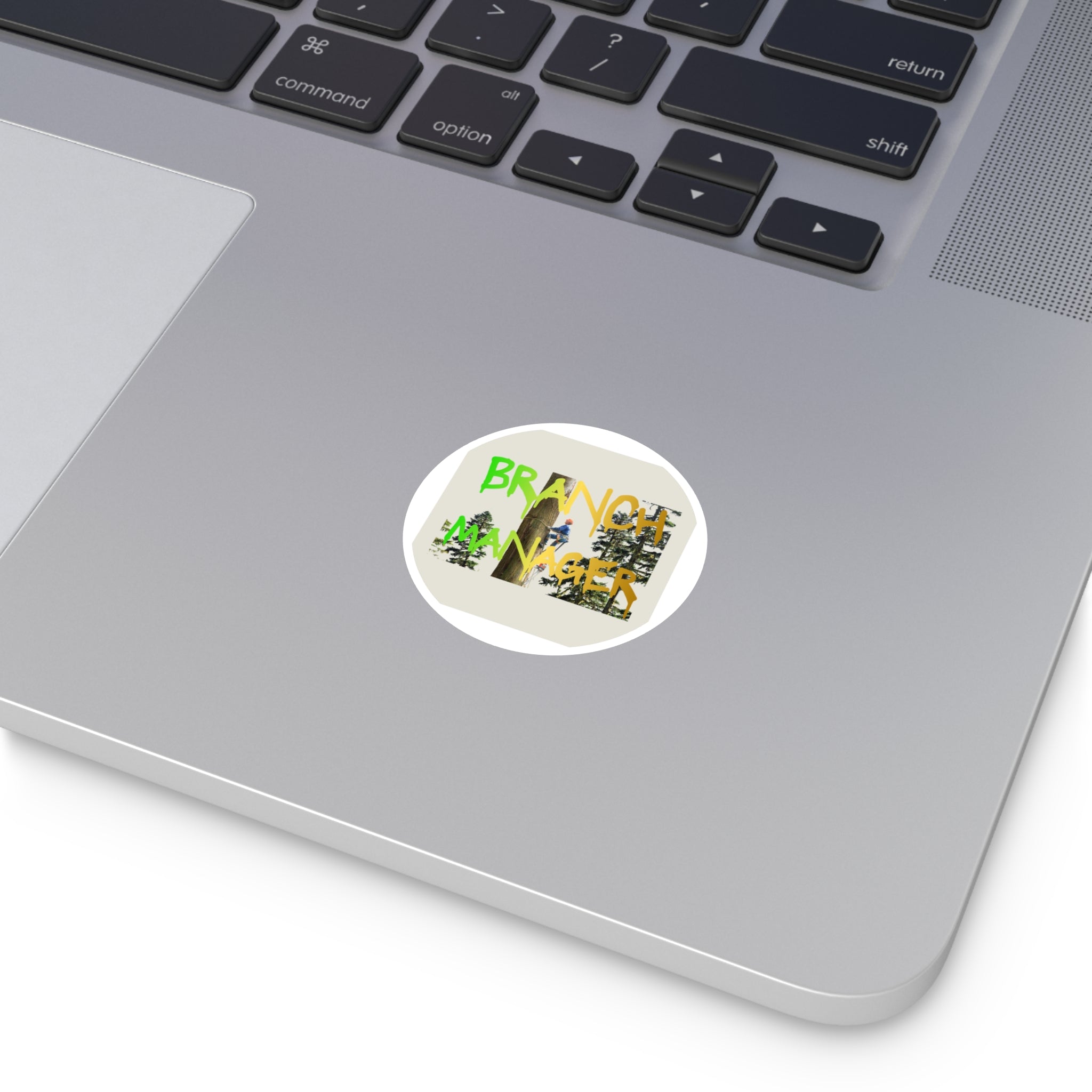 Branch Manager Round Stickers, Indoor\Outdoor