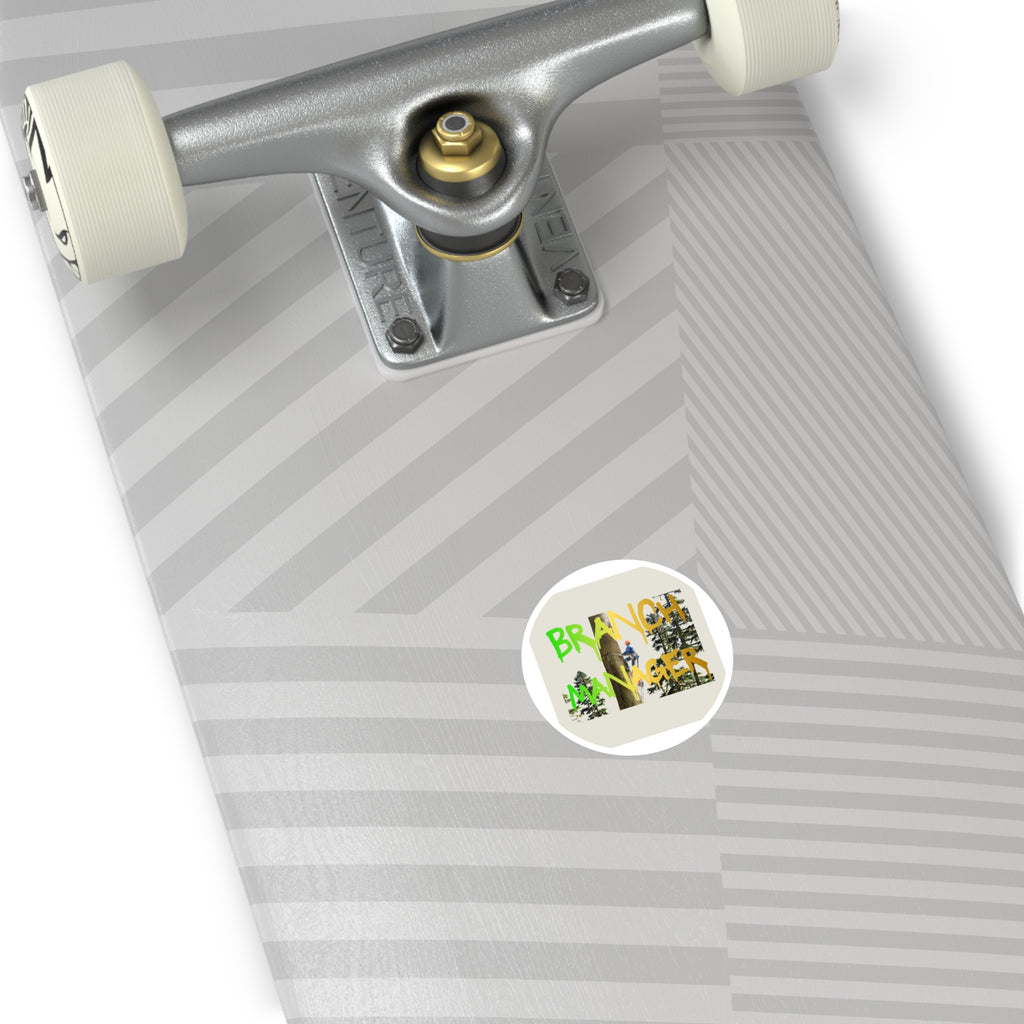 Branch Manager Round Stickers, Indoor\Outdoor