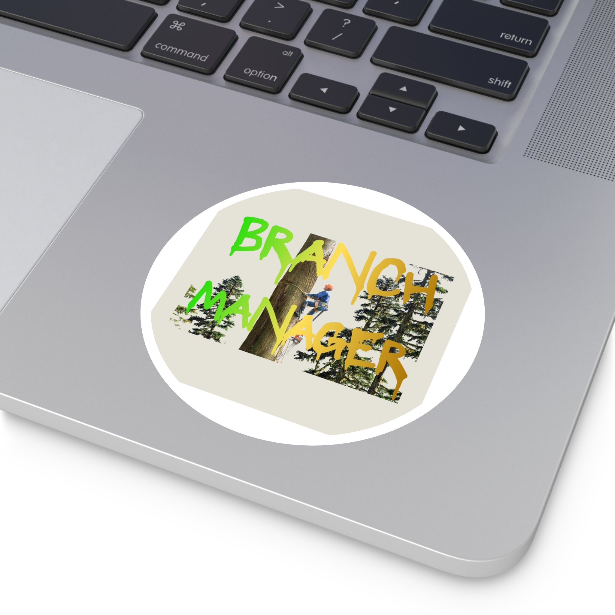 Branch Manager Round Stickers, Indoor\Outdoor