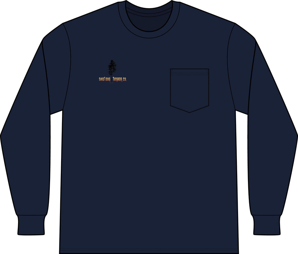 Unisex Workwear Long Sleeve Pocket T-Shirt