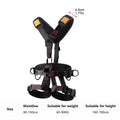 Five-Point Safety Harness Fall Protection Kit Adjustable & Detachable Climbing Belt Tree Climbing Gear with Secure Buckles