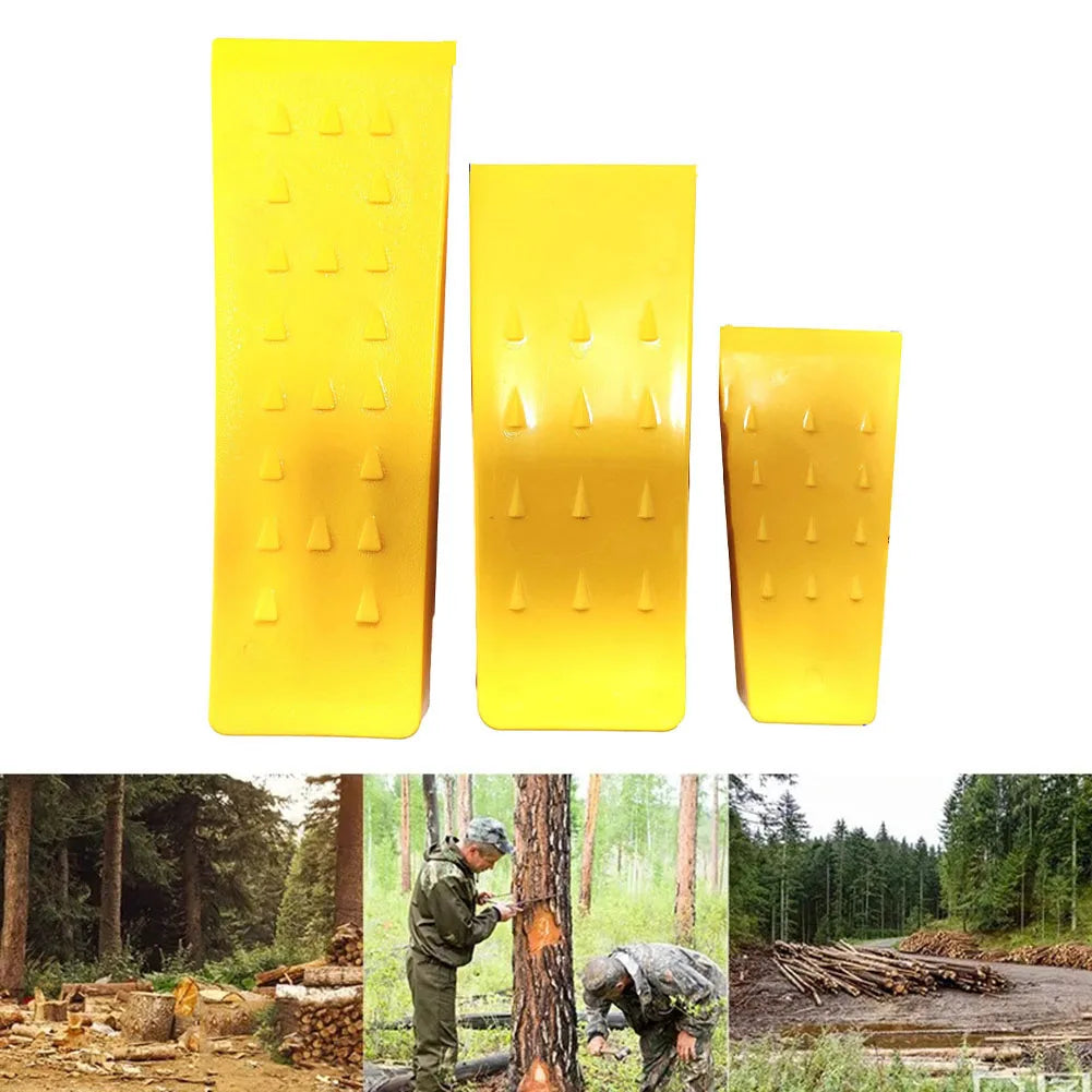 Tree Felling Wedges with Spikes for Safe Cutting 5.5/8/10 Inch Chainsaw Wedges Logging Supplies Tree Wedge Woodcutting Tool