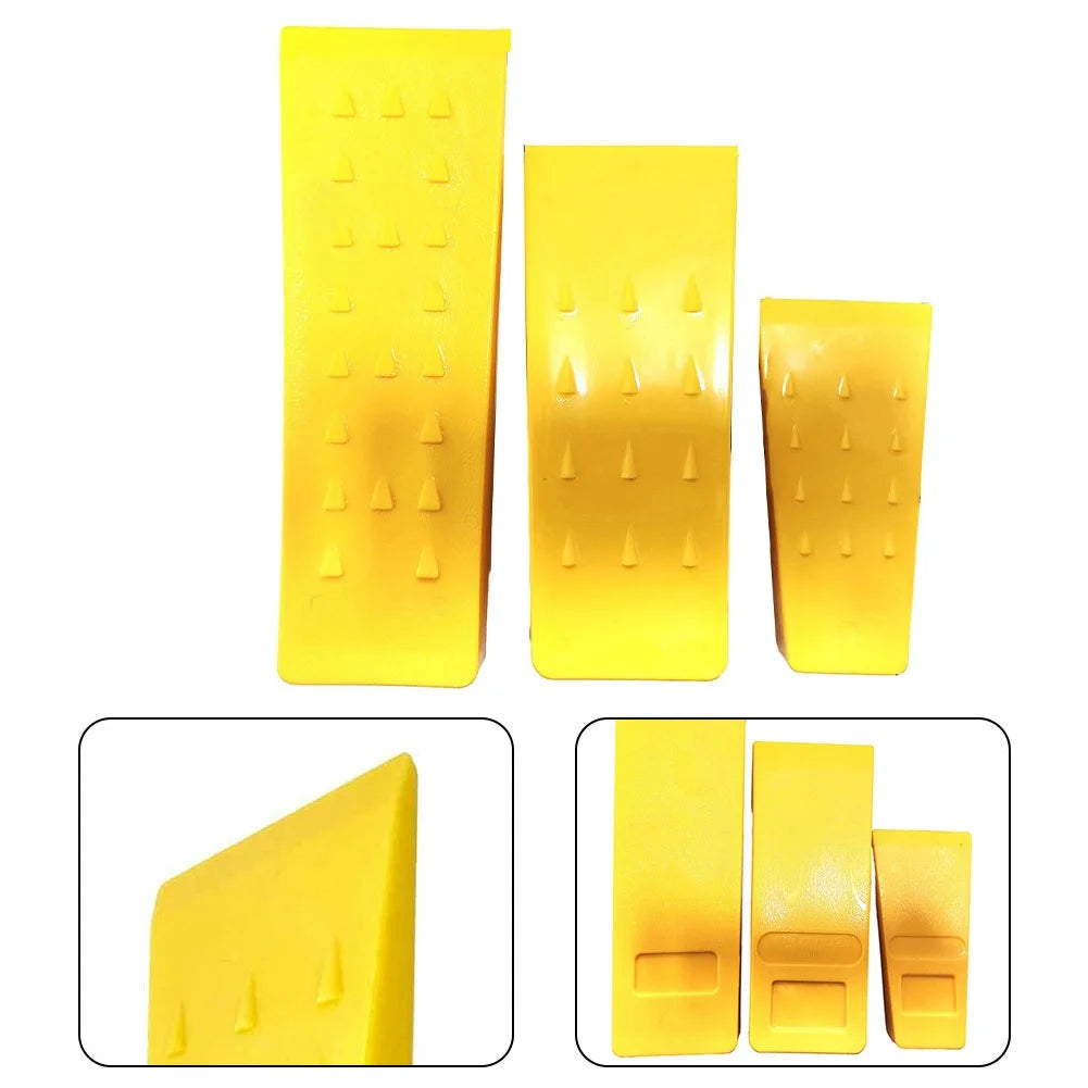Tree Felling Wedges with Spikes for Safe Cutting 5.5/8/10 Inch Chainsaw Wedges Logging Supplies Tree Wedge Woodcutting Tool