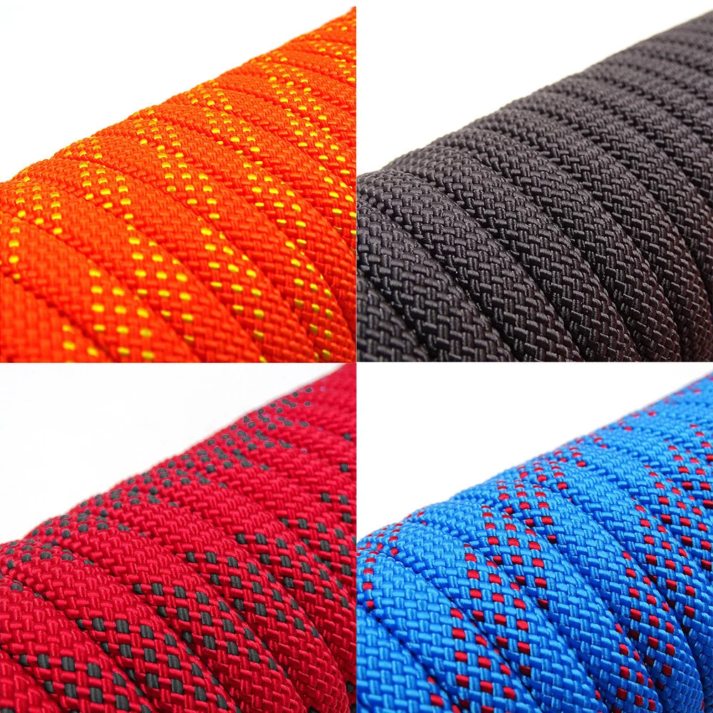 12mm Climbing Rope Outdoor Tree Rock Equipment Mountaineering Lifeline Emergency Survival Safety Gear Escape Rescue Static Rope